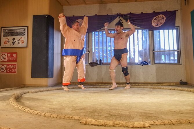 1.5 Hour VIP Sumo Event in Tokyo - Practice Drills Before You Go Toe-To-Toe