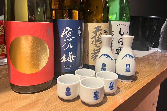 10 kinds Sake Tasting Experience in Tsukiji with local!! - A one-and-a-half hour sake crash course in Tsukiji