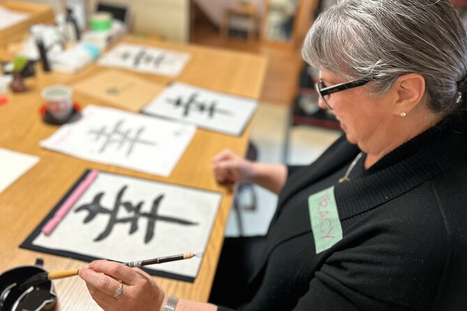 Private Japanese Calligraphy Class in Kyoto - Just The Basics