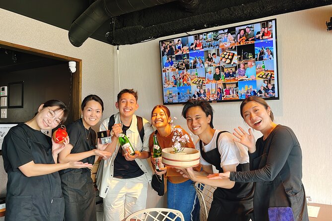 Sushi Making Experience Japanese Sake Drinking Set in Tokyo - Cancellation Policy