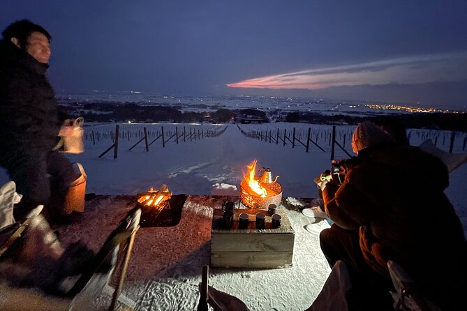 Private Deck Bonfire Café: Winter Evening Sky - Fees and Taxes