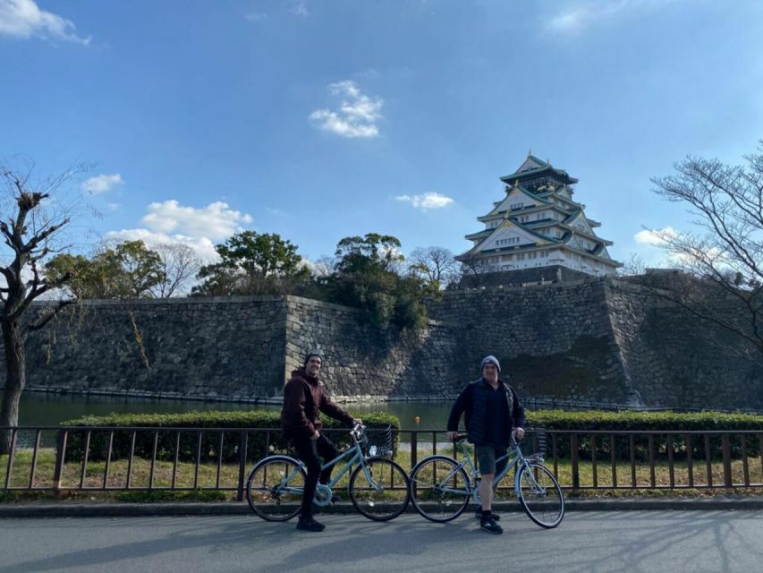 4-Hour Osaka Highlights Bike Tour With Lunch - Inclusions