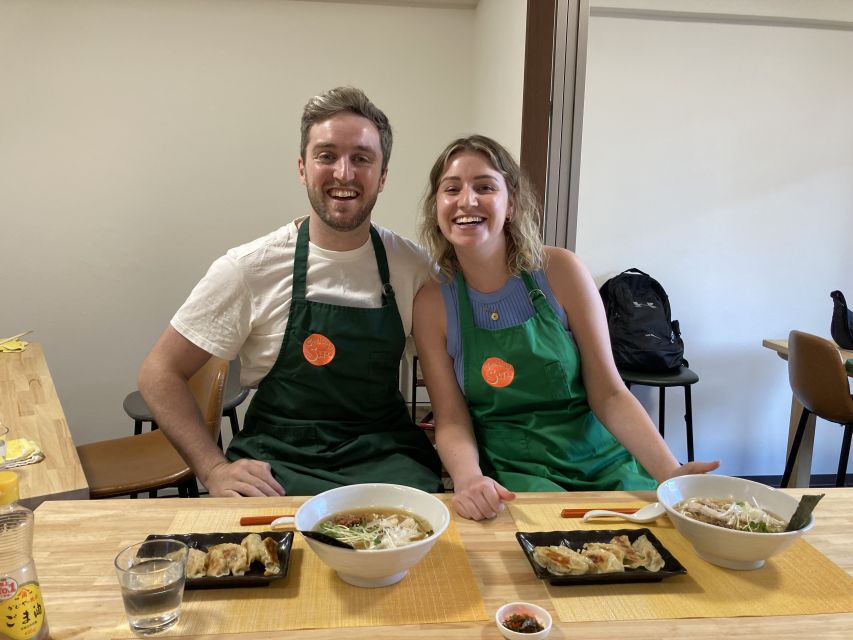 Osaka: Ramen and Gyoza Cooking Class in Dotonbori - Just The Basics