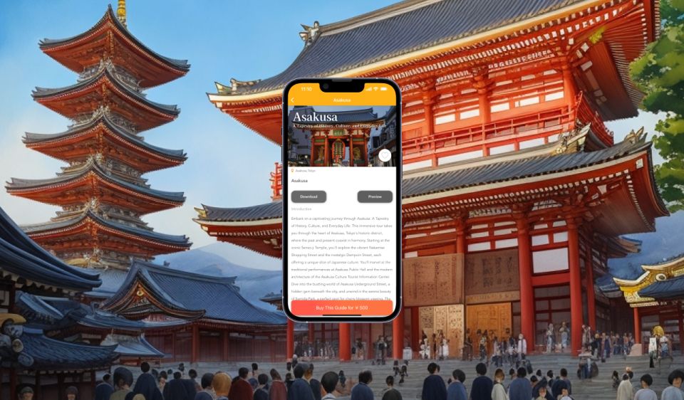 Asakusa（Tokyo）: Smartphone Audio Guide Tour - Just The Basics