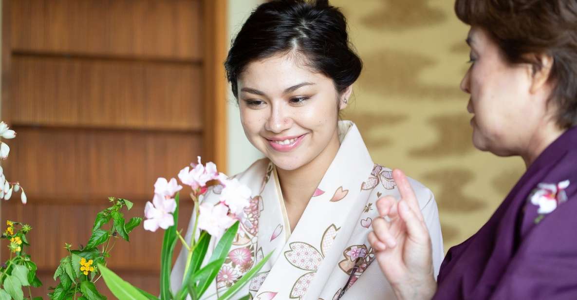 Flower Arrangement Experience With Simple Kimono in Okinawa - Inclusions and Experience Overview