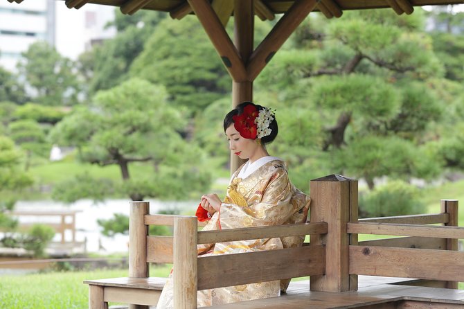Kimono Wedding Photo Shot in Shrine Ceremony and Garden - Customization Options & Pricing