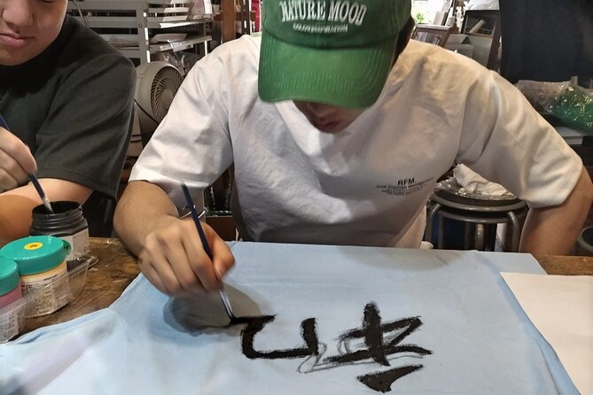 Handwriting Kanji With Ink on T-Shirt Private Art Class in Tokyo - Frequently Asked Questions