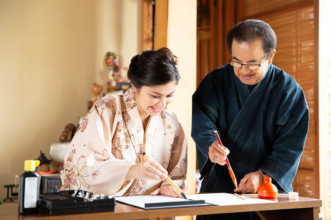 Calligraphy Experience With Simple Kimono in Okinawa - Booking Information