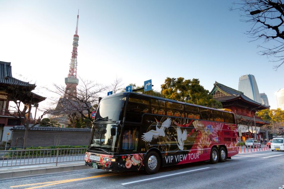 Tokyo: Open Top Sightseeing Bus With Audio Guide - Just The Basics