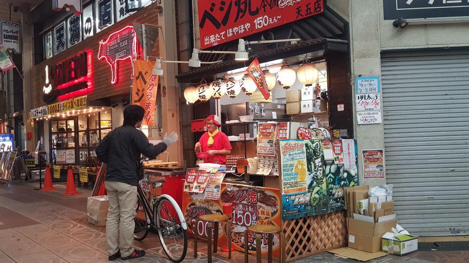 Osaka: Tenma and Kyobashi Night Bites Foodie Walking Tour - Frequently Asked Questions