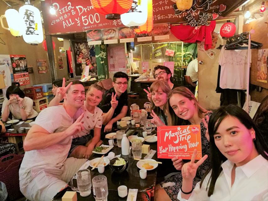 Tokyo: Bar Hopping Tour in Shibuya - Food and Drink Offerings