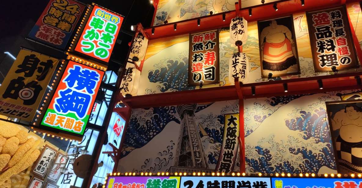 Osaka: Hungry Food Tour of Shinsekai With 15 Dishes - Itinerary