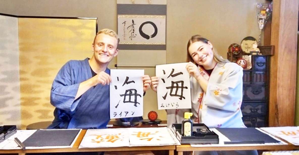 Calligraphy Experience With Simple Kimono in Okinawa - Calligraphy Experience Highlights