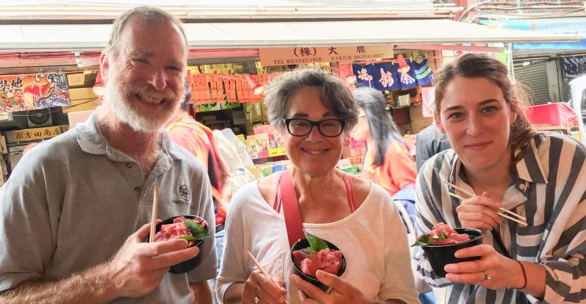 Small Group Tsukiji Fish Market Food Tour - Included Inclusions