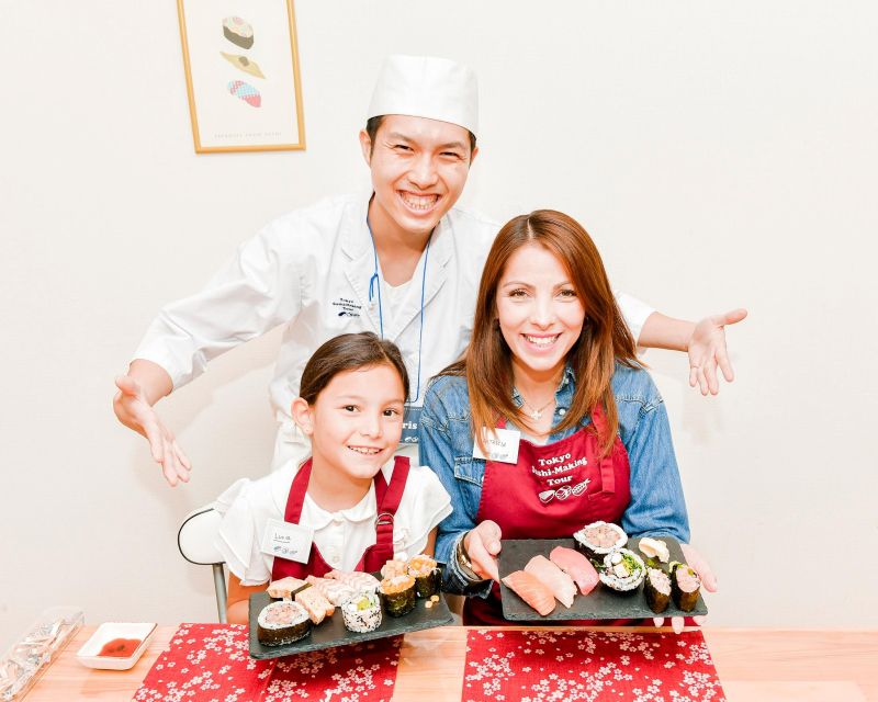 Sushi Making Class in English With Friendly Chef in Tokyo - Inclusions, Reviews, and Meeting Point