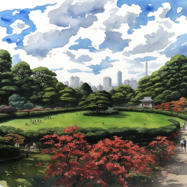 Shinjuku Gyoen,Tokyo:Self-Guided Walking Tour W/ Audio Guide - Experience Highlights