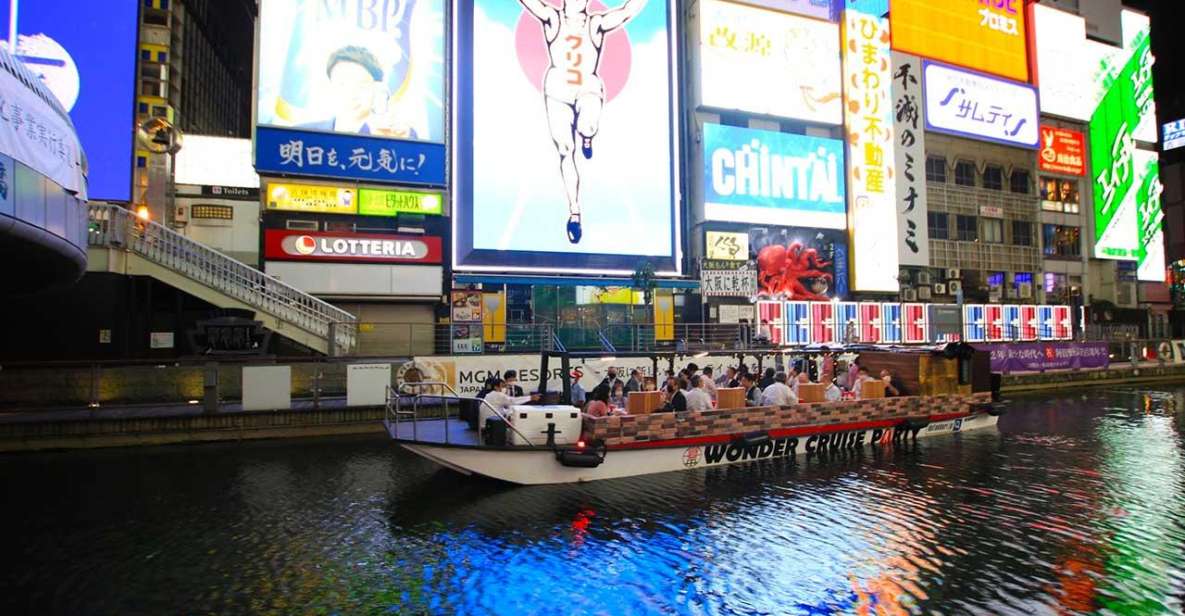 Osaka: Dotonbori District Sightseeing Cruise & Beer Discount - Booking Information