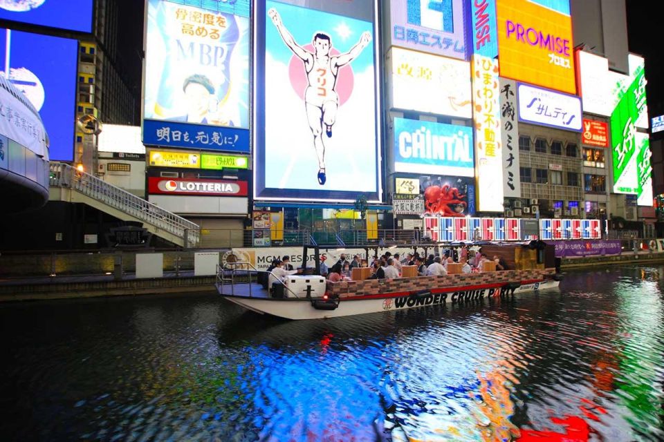 Osaka: Dotonbori District Sightseeing Cruise & Beer Discount - Additional Details