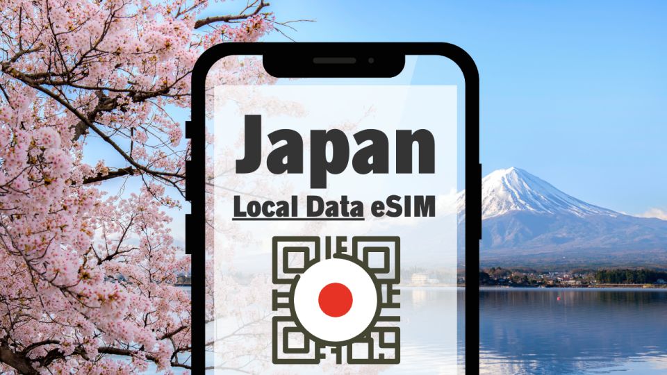 Japan: Esim With Unlimited Local 4g/5g Data - Just The Basics