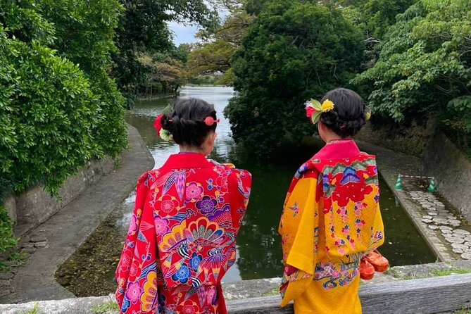 Walking Around the Town With Kimono You Can Choose Your Favorite Kimono From [Okinawa Traditional Co - Kimono Selection and Cancellation Policy