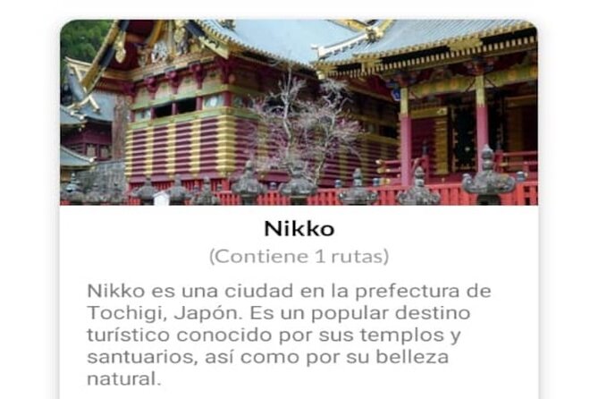 Audio Guide App Japan Tokyo Kyoto Takayama Kanazawa Nikko and Others - Inclusions and Reviews