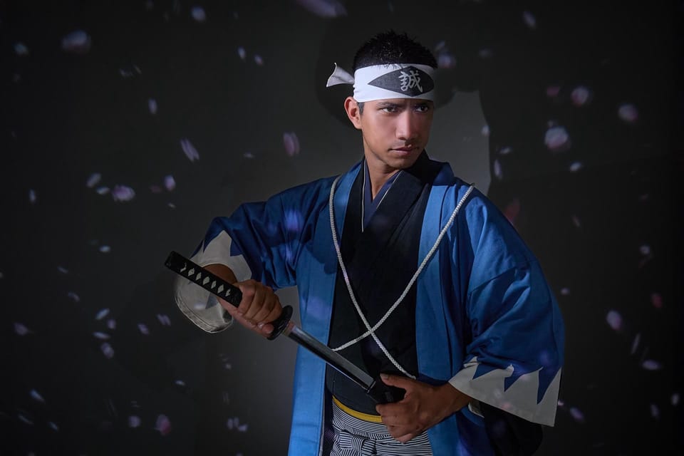 Kyoto:“Shinsengumi” Samurai Makeover and Photo Shoot - Just The Basics