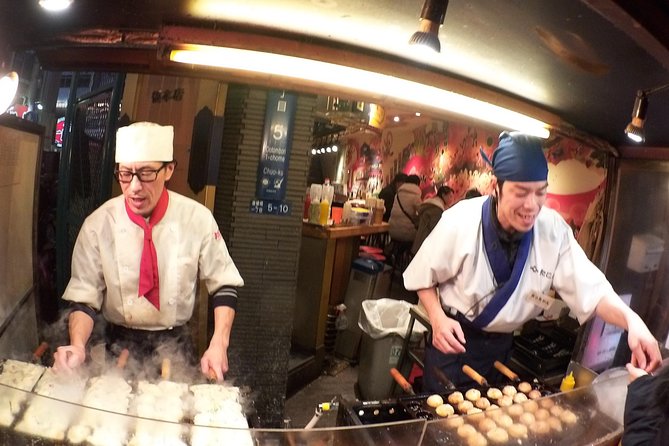 Evening Street Food Hopping Tour in Downtown Osaka - Tour Inclusions