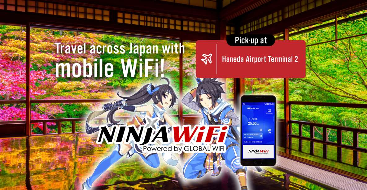 Tokyo: Haneda Airport Terminal 2 Mobile WiFi Rental - Just The Basics