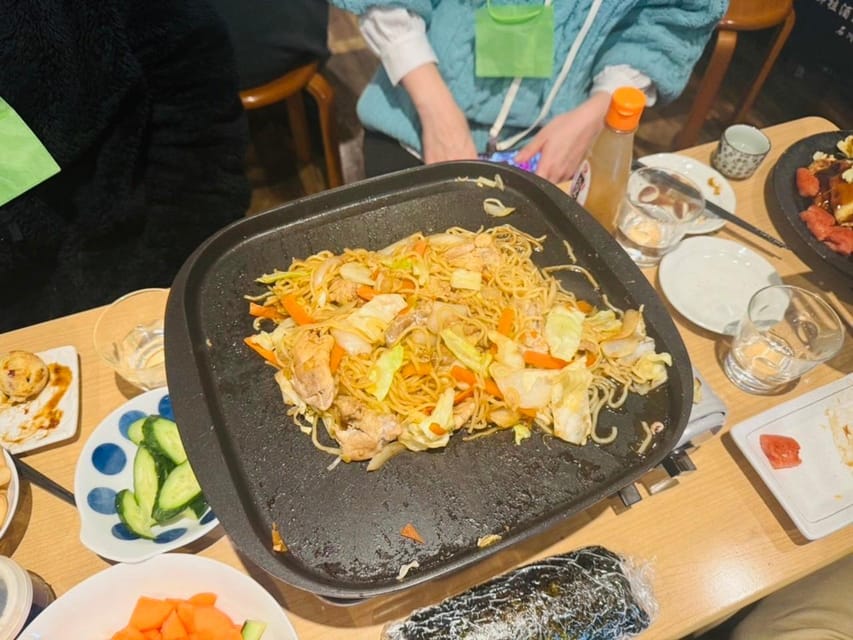 Tokyo : Shared Yakisoba Making and All-You-Can-Drink Sake - Frequently Asked Questions