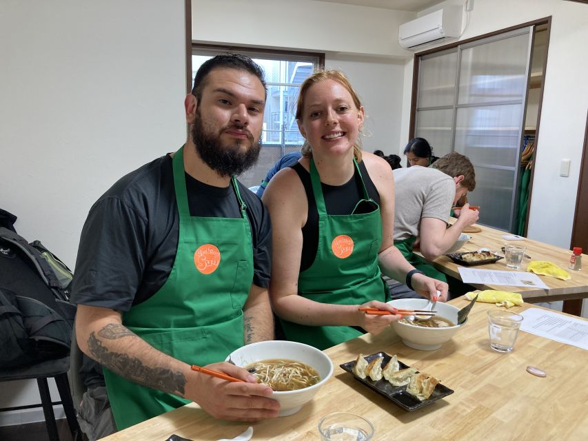 Osaka: Ramen and Gyoza Cooking Class in Dotonbori - Booking Information
