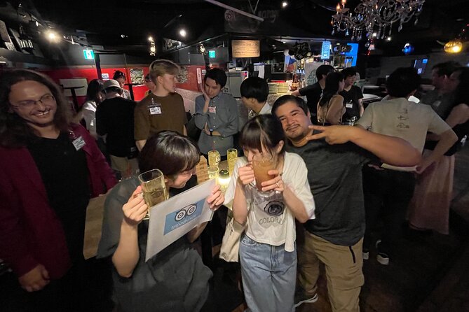 3-Hour Tokyo Pub Crawl Nightlife Welcome Guided Tour in Shibuya - Stop 2: Standing Bar DRUM KAN, the Small-Space Tokyo Vibe