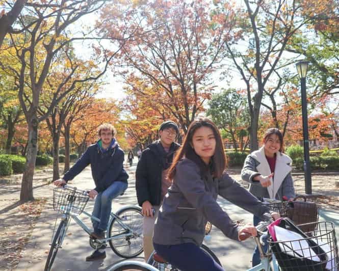 5-Hour Osaka Highlights Bike Tour with Lunch - Getting rolling: FamilyMart Tenmabashi and your cross bike