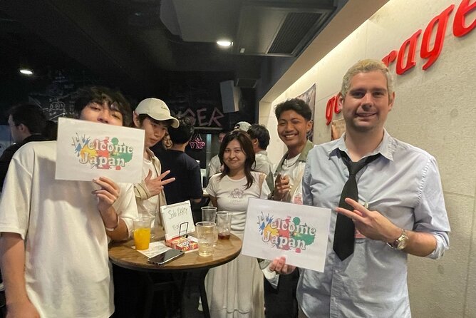 All You Can Drink Meet Locals Adventure Osaka International Party - The 2.5-hour flow: check-in, mingling, then closing