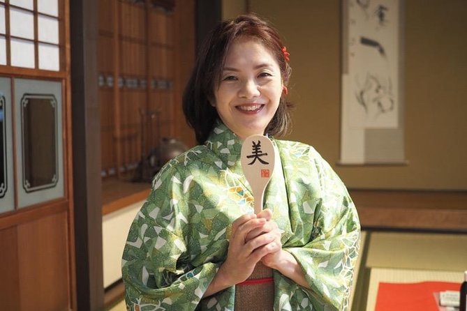 An Amazing set of Cultural experience: Kimono, Tea Ceremony and Calligraphy - Group size, photo help, and the overall vibe you are buying