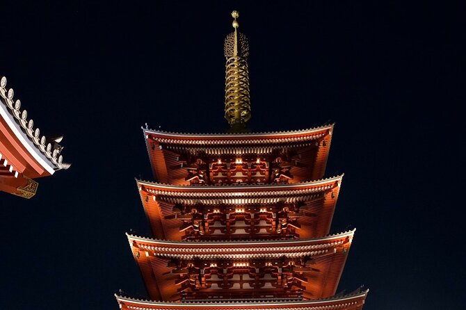 Asakusa Night Evening Walking Tour with English-Speaking Guide - Asakusa Shrine next to the temple grounds: a calmer Shinto pause