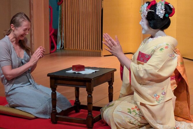 Authentic Maiko Experience&Kyoto Dinner (Free drink) at Noh Stage - Two-Shot Photo on the Noh Stage (How to Make It Count)