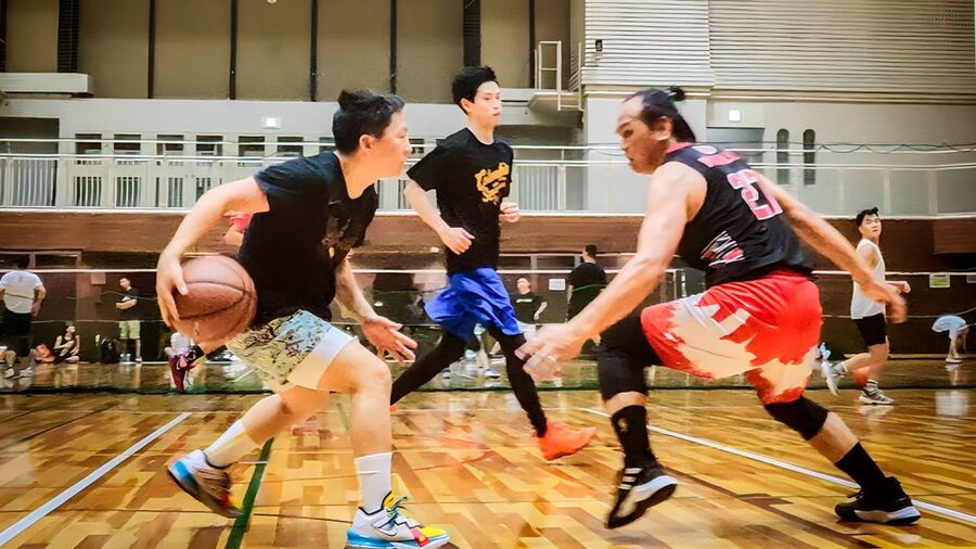 Basketball in Osaka with local players! - What Happens During the 3 Hours on One Court