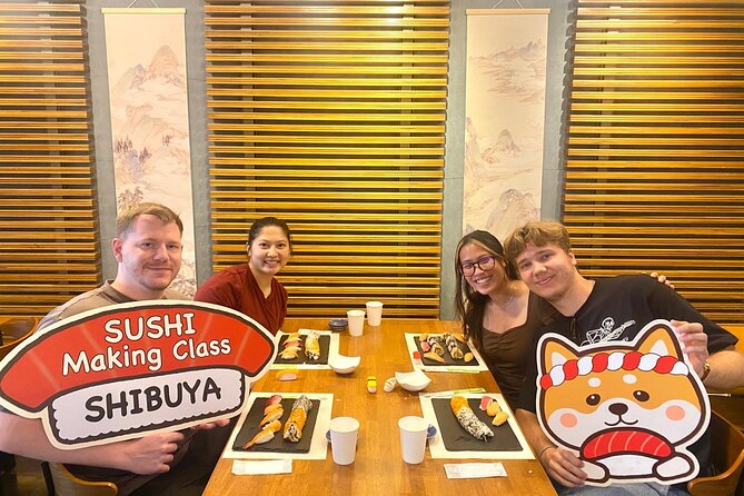 Best Sushi Making Class in Tokyo: Sushi Making Class Shibuya - Eat What You Made, No Hunger Wait and Restaurant-Style Extras