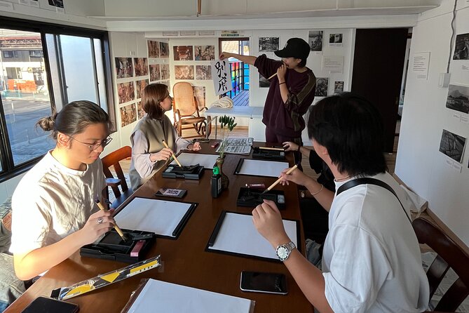 Calligraphy Class for Beginners in a Century-old Japanese House - Entering Space Beppu, a century-old house that feels like part of town