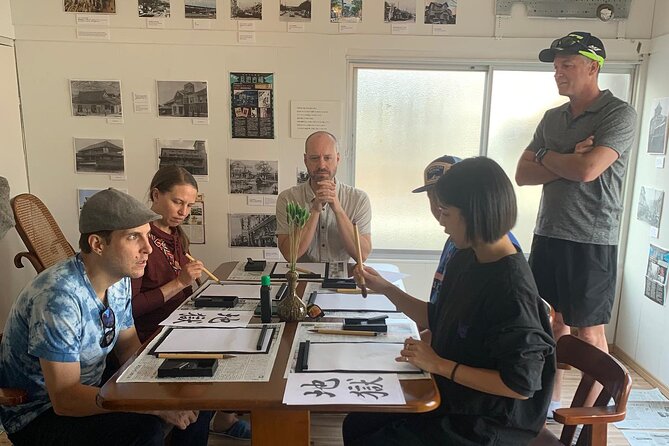 Calligraphy Class for Beginners in a Century-old Japanese House - What you’ll write: 온sen and jigoku characters with local meaning