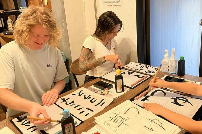 Calligraphy Culture SHODO Experience in Tokyo - Writing your name in Japanese, plus the fun option of a kanji word
