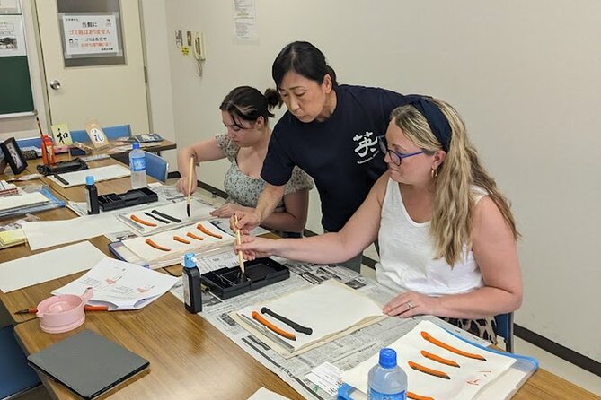 Calligraphy Experience at Tokyo Ginza and Tsukiji Area - Key Calligraphy Class Highlights in Tsukiji and Ginza