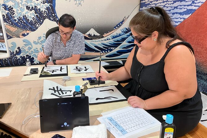 Calligraphy Workshop at Traditional Folk Craft Shop in Hiroshima - What happens during the 45-minute workshop
