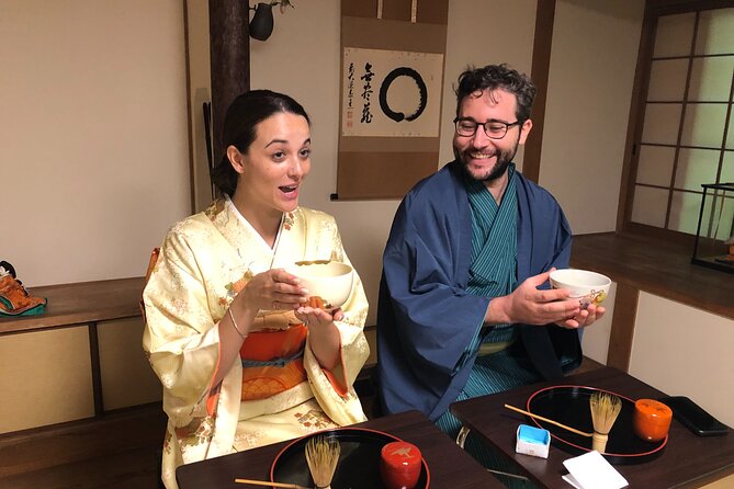Cultural Activities :Kimono, tea ceremony, Calligraphy and Amulet - Price and value: $171.73 for three traditions in two hours