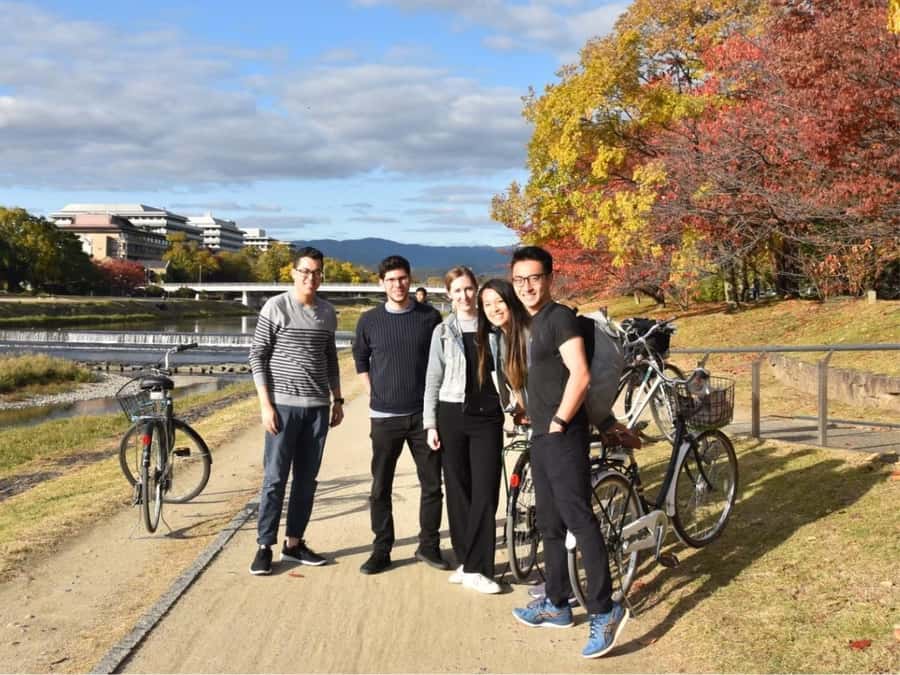 Cycle Kyoto's Hidden Gems & Gion Stroll - Turning Kyoto’s riverside into your main road