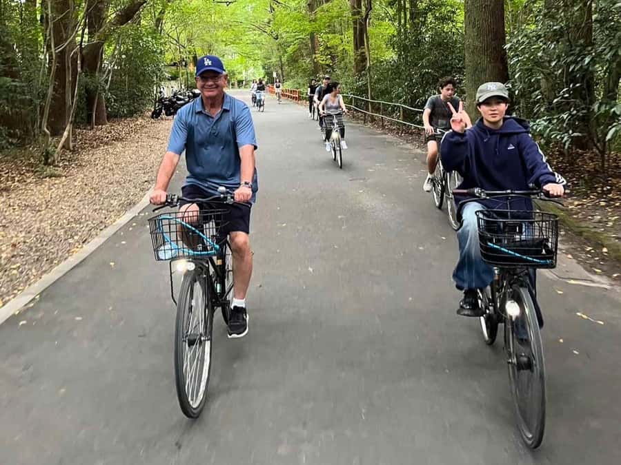 Cycle Kyoto's Hidden Gems & Gion Stroll - The river junction ride and Kyoto after dark energy
