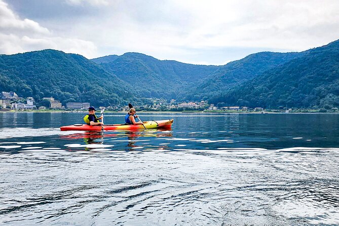 Early Morning Kayaking With Views of Mt Fuji at Lake Kawaguchiko - Waterproof boots and pants make a big difference here