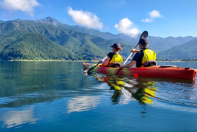 Early Morning Kayaking With Views of Mt Fuji at Lake Kawaguchiko - Small-group kayaking with guides like Grahame and Kato