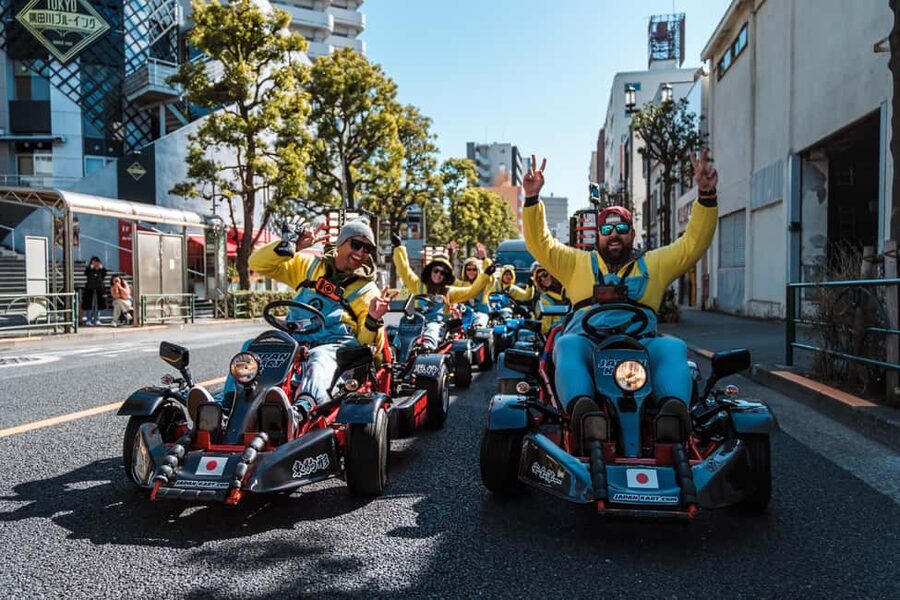 East Tokyo Go-Kart Tour - Toyosu to Ginza: the sleek shopping side of Tokyo at speed
