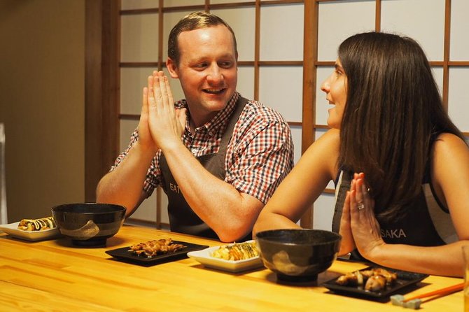 Eat Osaka: Street Food Cooking in an Authentic Kitchen! - Tempura, Pickled Cucumber, and Mochi Dessert
